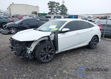 2019 Honda Civic Sport z USA, uszkodzony, nr VIN 2HGFC2F8XKH559758